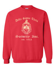 ΔΣΘ Sorority Inc. 1913 Shield Crewneck Sweatshirt